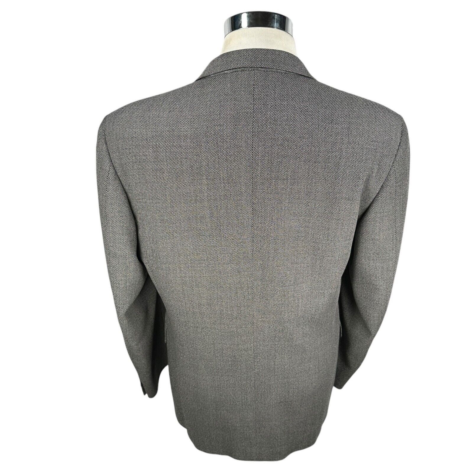 Canali Canali Proposta Sport Coat Blazer Jacket Mens 42R Gray Wool Size 42R - 5 Thumbnail