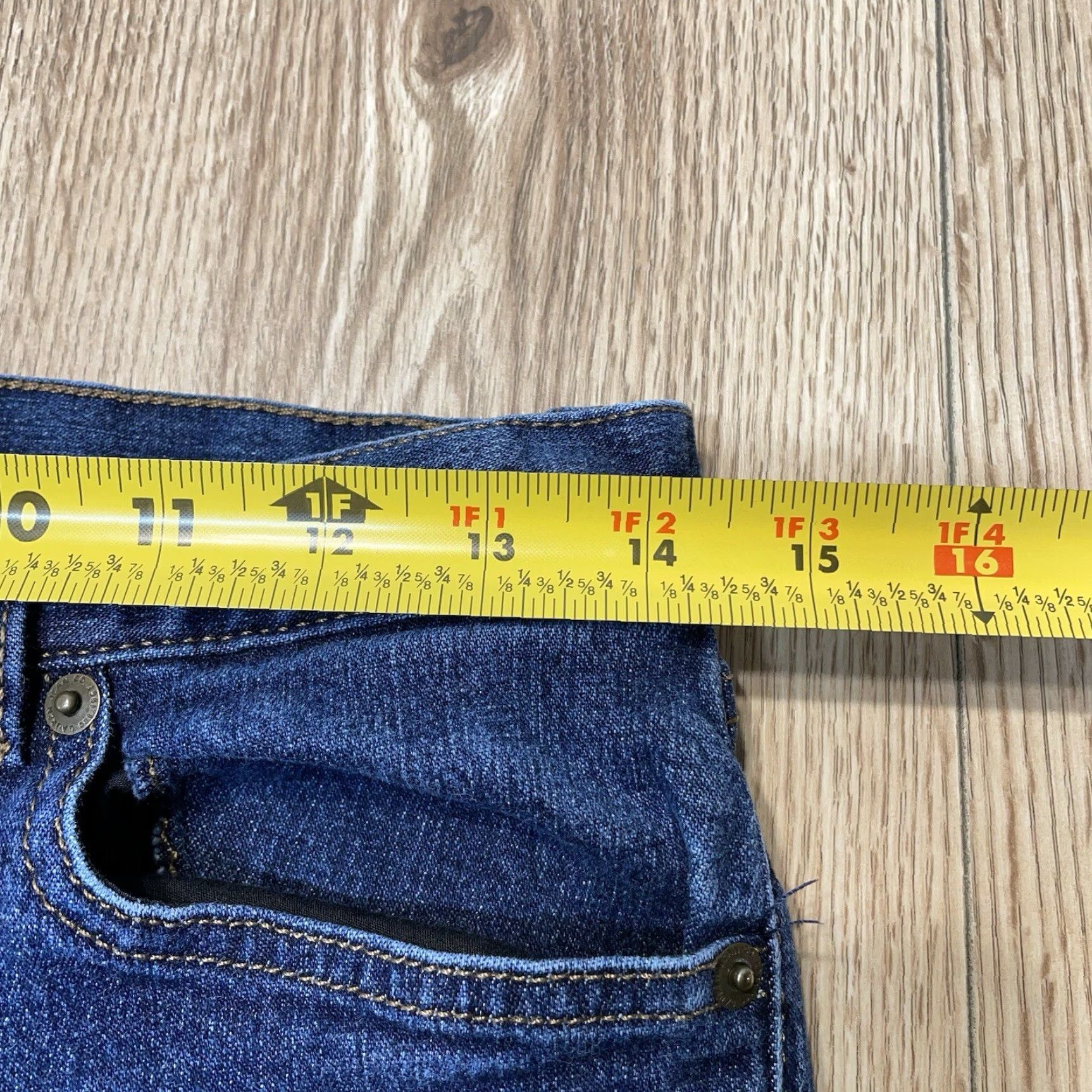 Denime VINTAGE Lauren Jeans Co. Women’s Bootcut Jeans Size 2 Blue Denim Low Rise Size 26" / US 2 / IT 38 - 4 Thumbnail