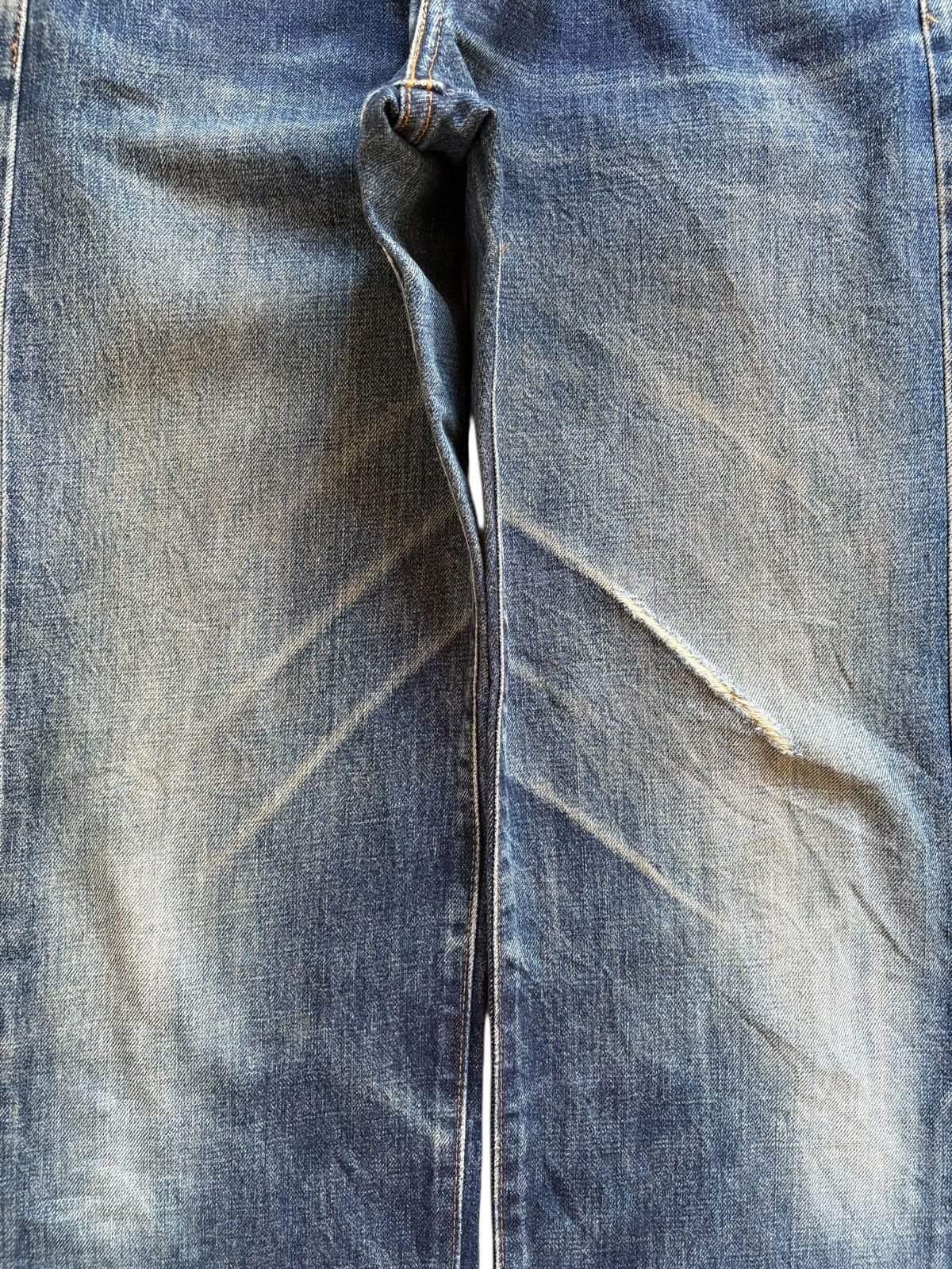 Levi's Vintage 90s Levis 502 Big E Selvedge Mud Wash Loose Jean Size US 29 - 5 Thumbnail