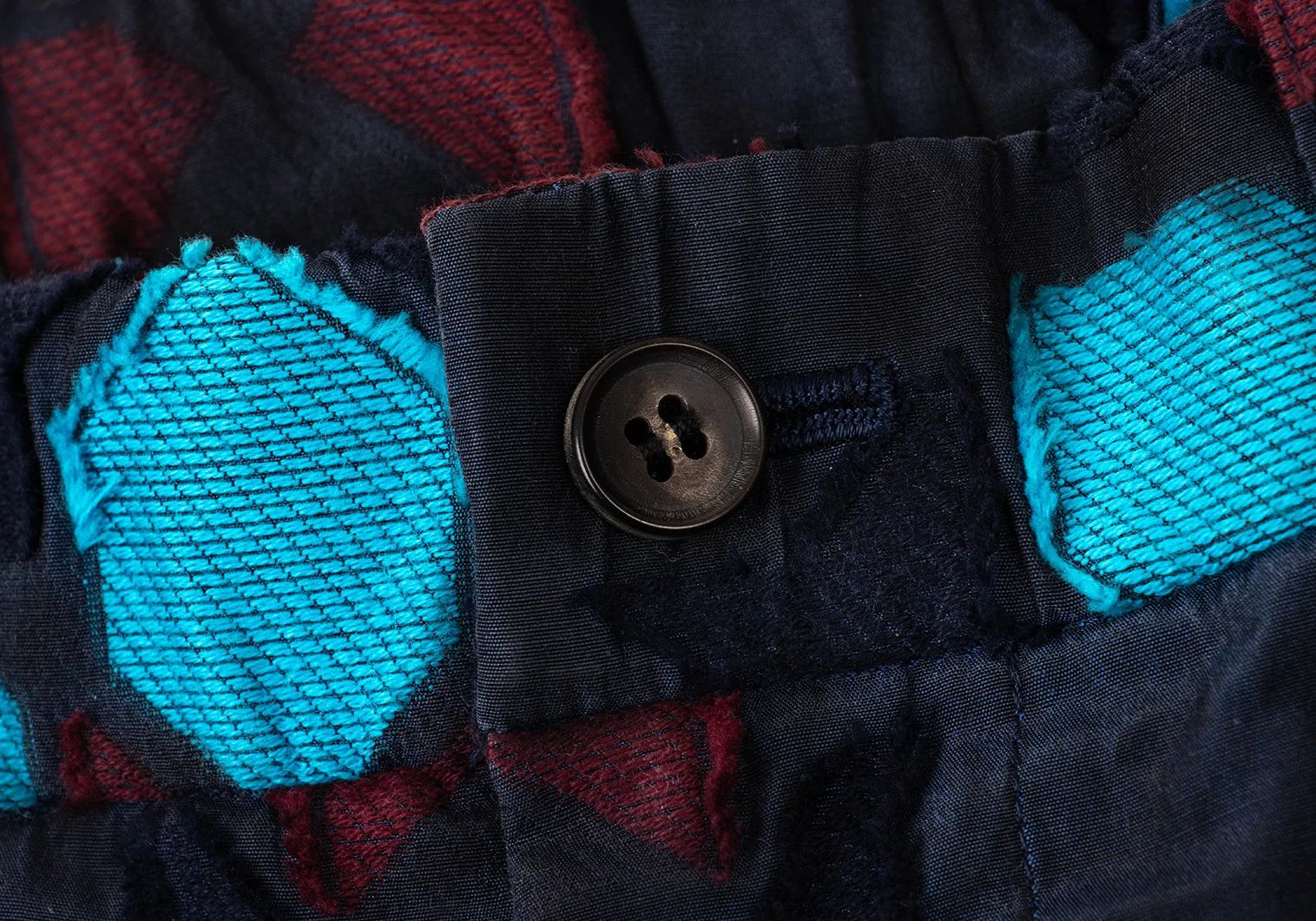Issey Miyake A-POC INSIDE Jacquard Pants in Navy and Light Blue Size US 34 / EU 50 - 5 Thumbnail