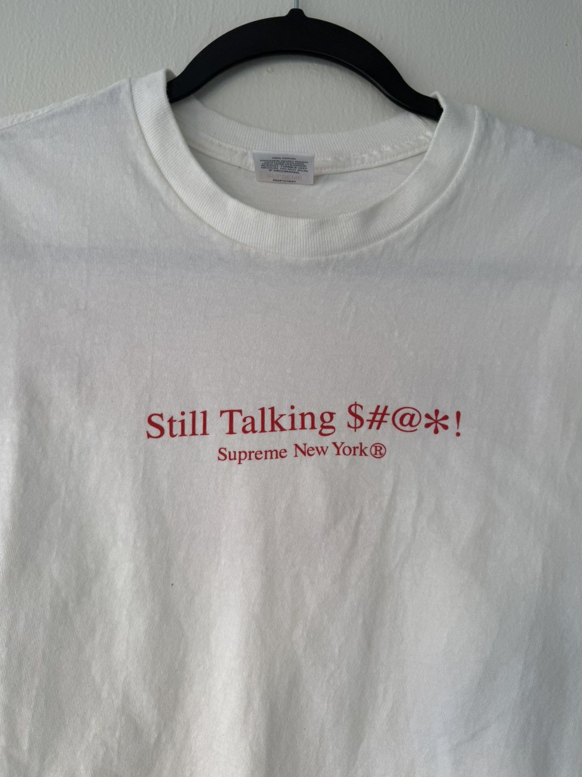 Supreme Supreme "Still Talking S**t" Tee Size US L / EU 52-54 / 3 - 3 Thumbnail