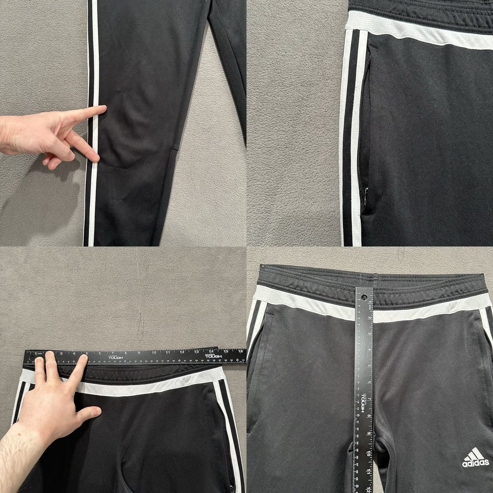 Adidas Adidas Tiro Pants Womens S Black Climacool Soccer Activewear M64030 Size 28" / US 6 / IT 42 - 9 Thumbnail
