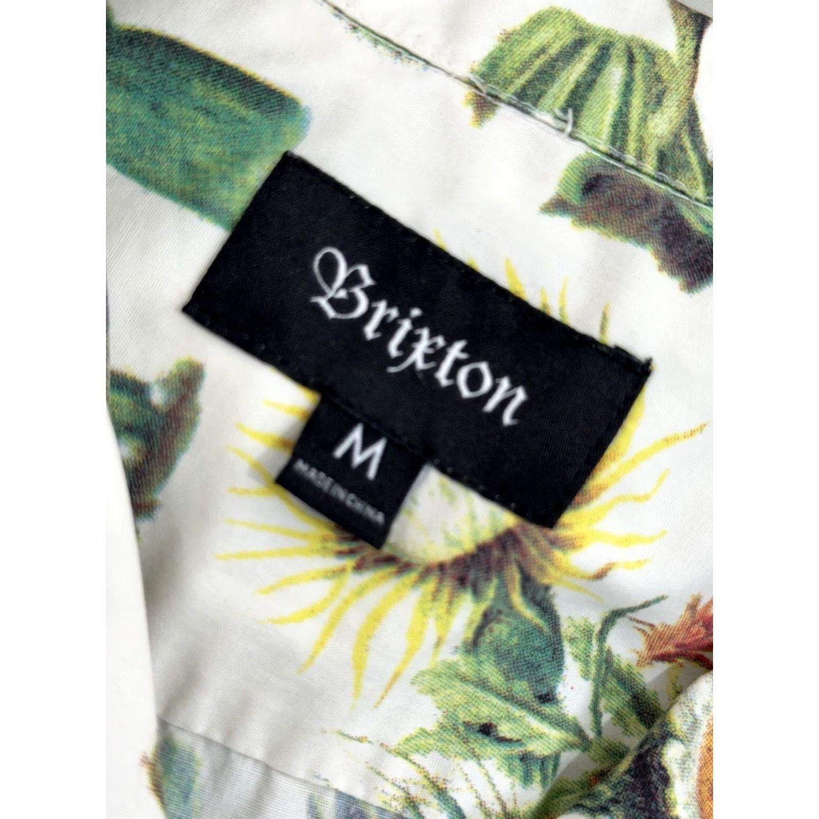 Brixton BRIXTON Cactus Desert Western Southwestern Mens M Shirt Multicolor EXCELLENT Size US M / EU 48-50 / 2 - 6 Thumbnail