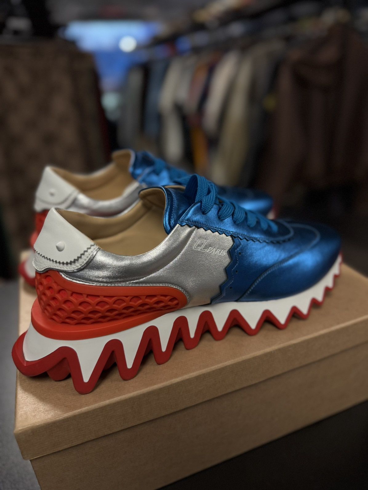 Christian Louboutin Christian Louboutin Loubishark Spike Sneakers 46EU/13US Size US 13 / EU 46 - 6 Thumbnail