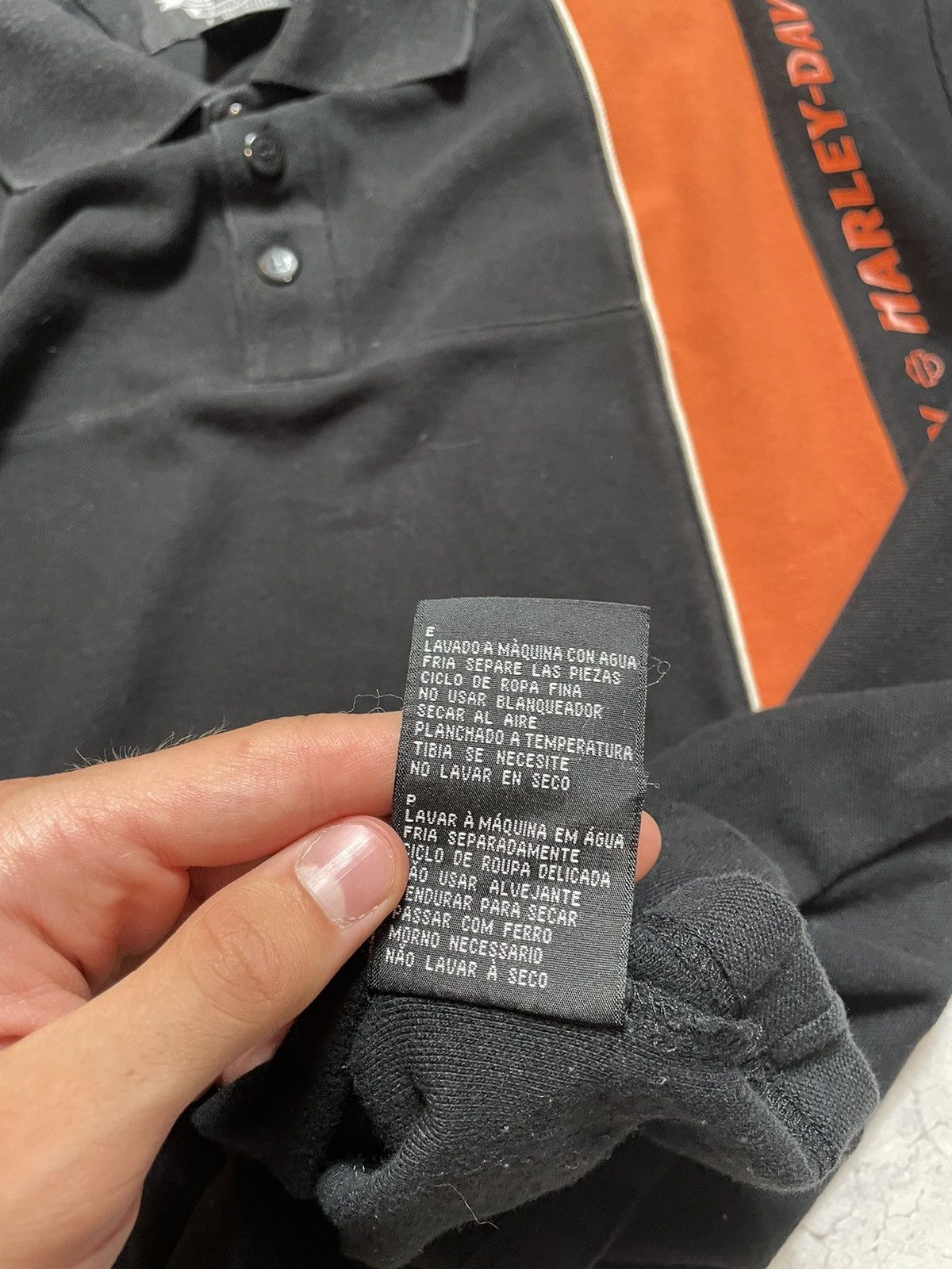 Harley Davidson × Vintage Vintage Harley Motor Davidson Polo Shirt Size US XL / EU 56 / 4 - 11 Thumbnail