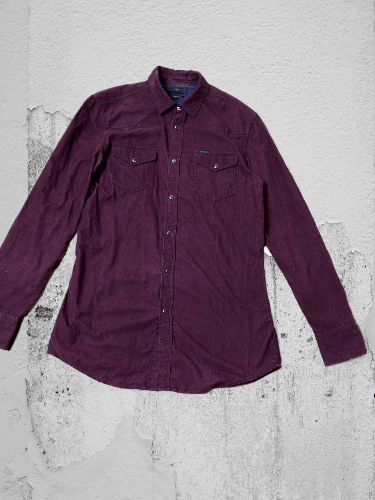 Diesel Trashed Shirt Vintage Cropped Button Up Size US M / EU 48-50 / 2 - 1 Thumbnail