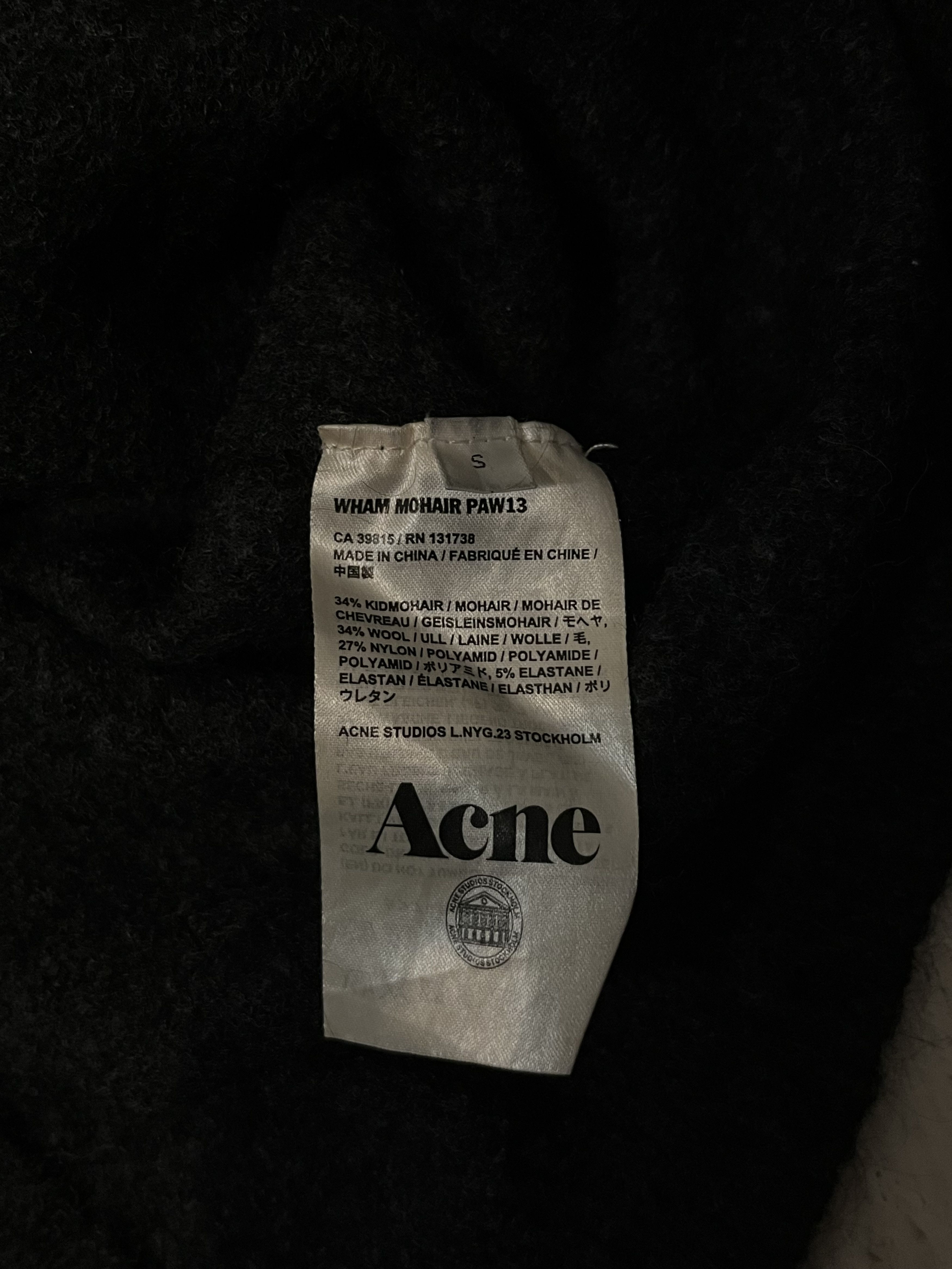 Acne Studios Acne Studios Wham Mohair Wool Knitwear PAW 13 Size US S / EU 44-46 / 1 - 5 Thumbnail