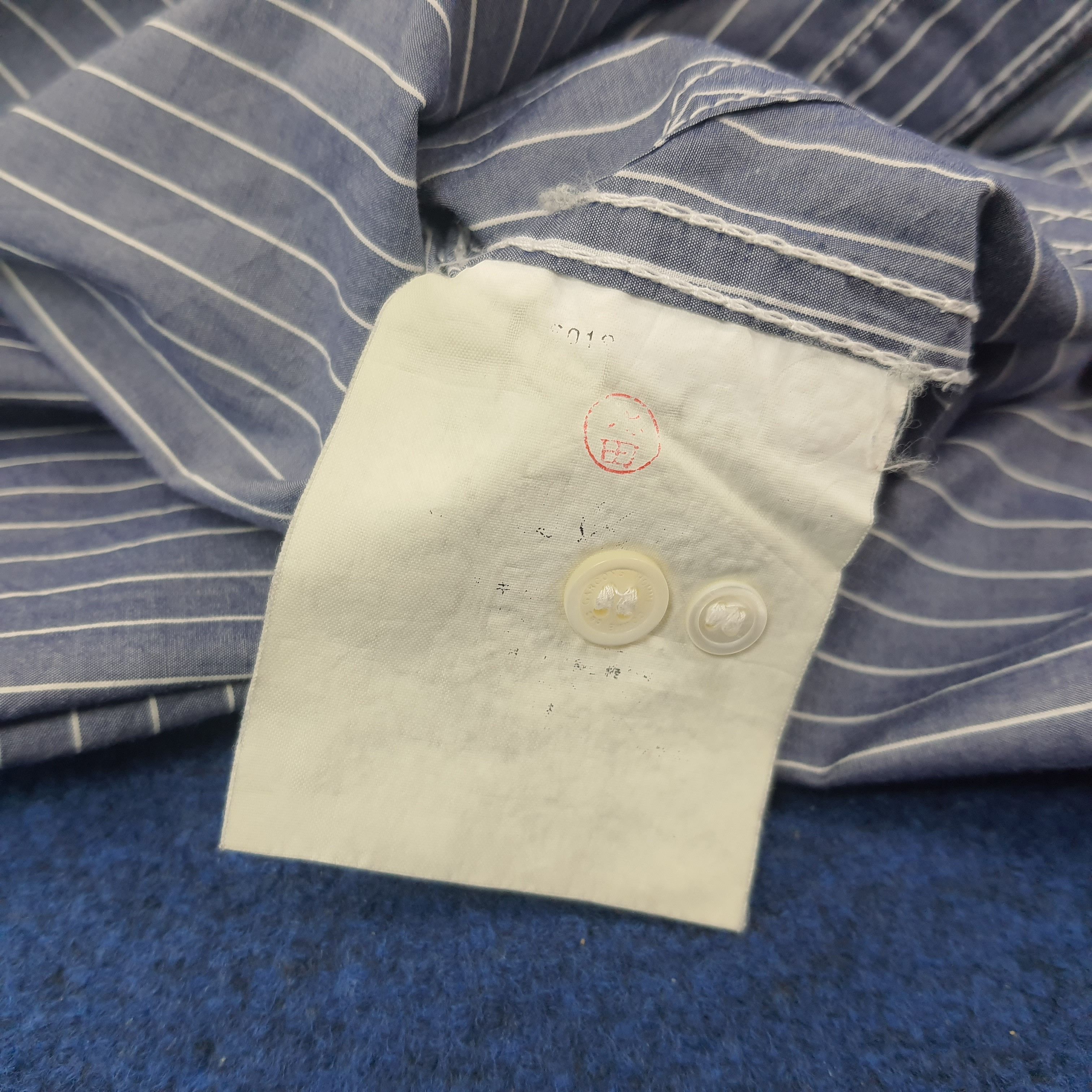 Comme des Garcons Homme × Japanese Brand × Vintage Vintage Comme Des Garcons Homme Button Up Shirt C219N51 Size US S / EU 44-46 / 1 - 6 Thumbnail