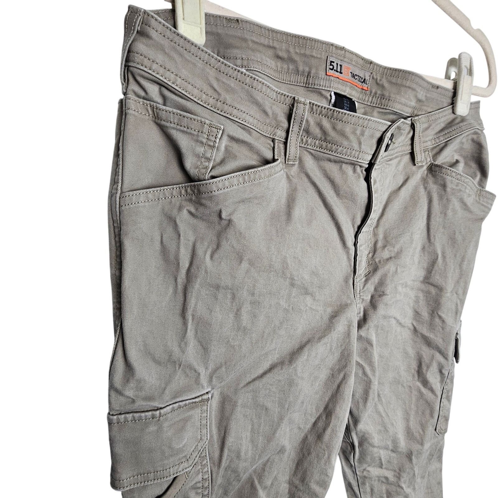 5.11 5.11 Tactical Tan Cargo Pants Work Pants Women 12R Size 34" / US 12 / IT 48 - 6 Thumbnail