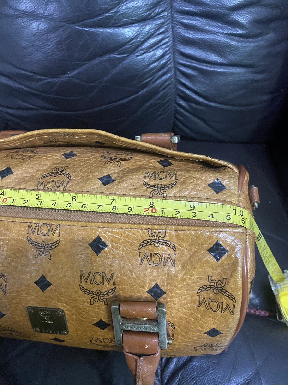 MCM Authentic Vintage MCM Monogram Speedy 30 Hand Bag Size ONE SIZE - 12 Thumbnail