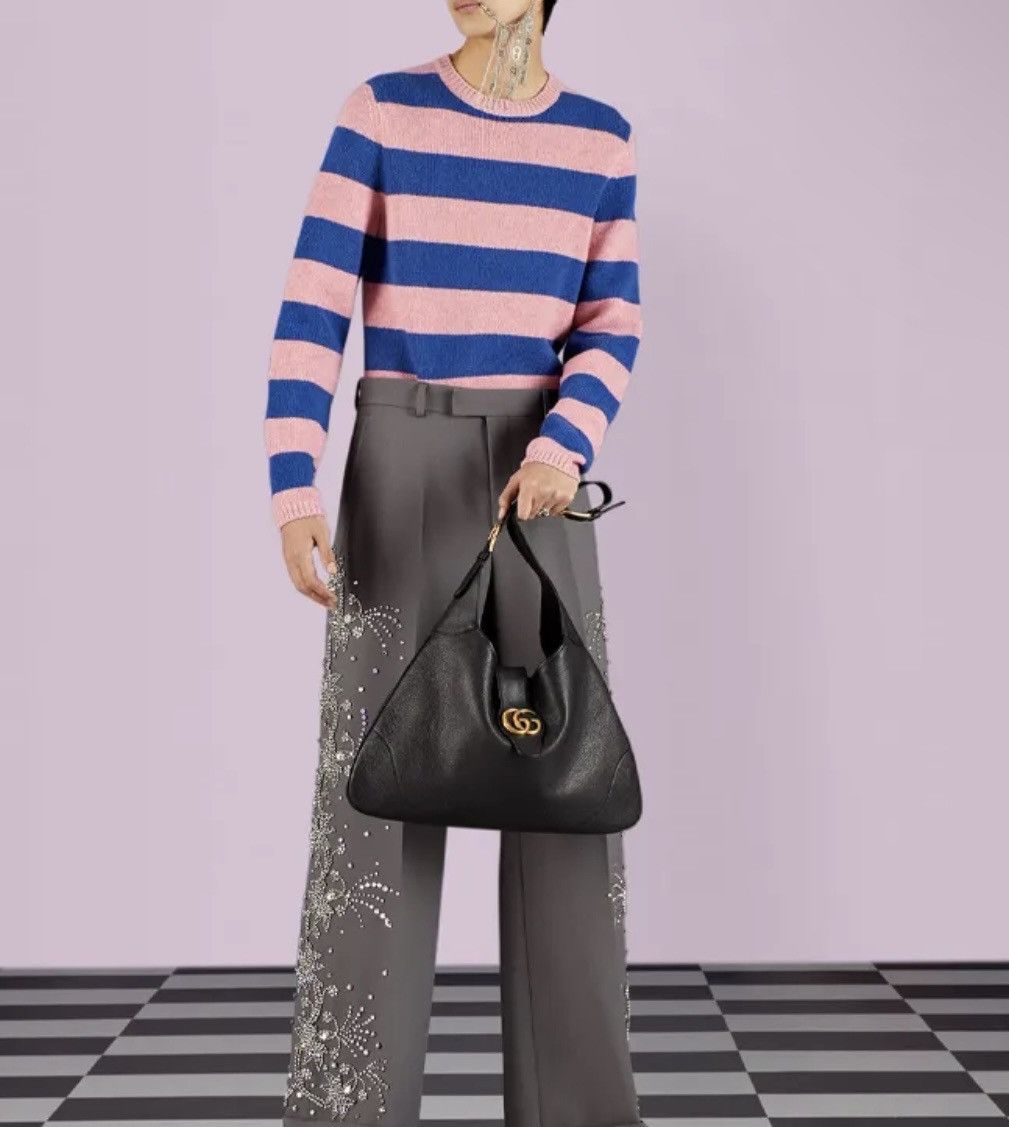 Gucci Gucci Striped Cashmere and Wool Crewneck Sweater size XL Size US XL / EU 56 / 4 - 2 Thumbnail