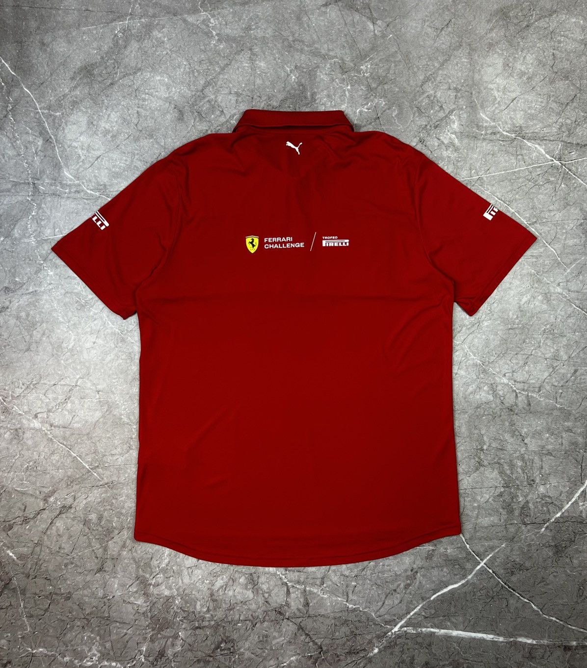 Ferrari × Puma × Vintage Vintage Ferrari x Puma Racing Team T Shirt Polo Size US L / EU 52-54 / 3 - 2 Thumbnail