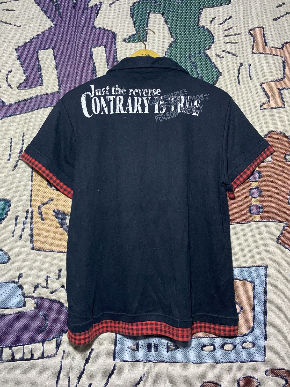 If Six Was Nine 2000's Y2k Punk Grunge Skeleton Skull Person Conflake Size US M / EU 48-50 / 2 - 4 Thumbnail