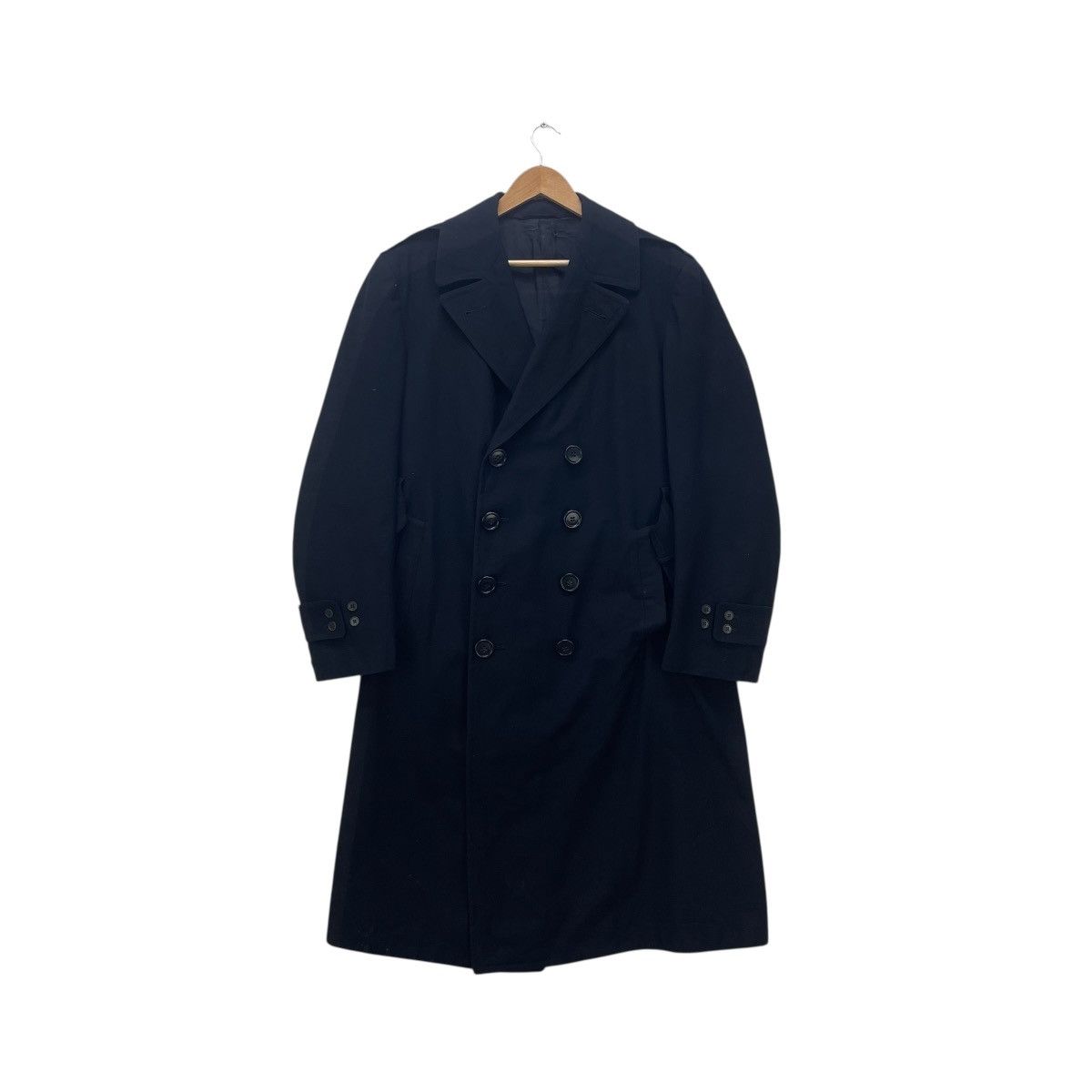 Vintage 💥 40s Graveenette Us Navy Over Coat Double Breast Size US L / EU 52-54 / 3 - 1 Thumbnail