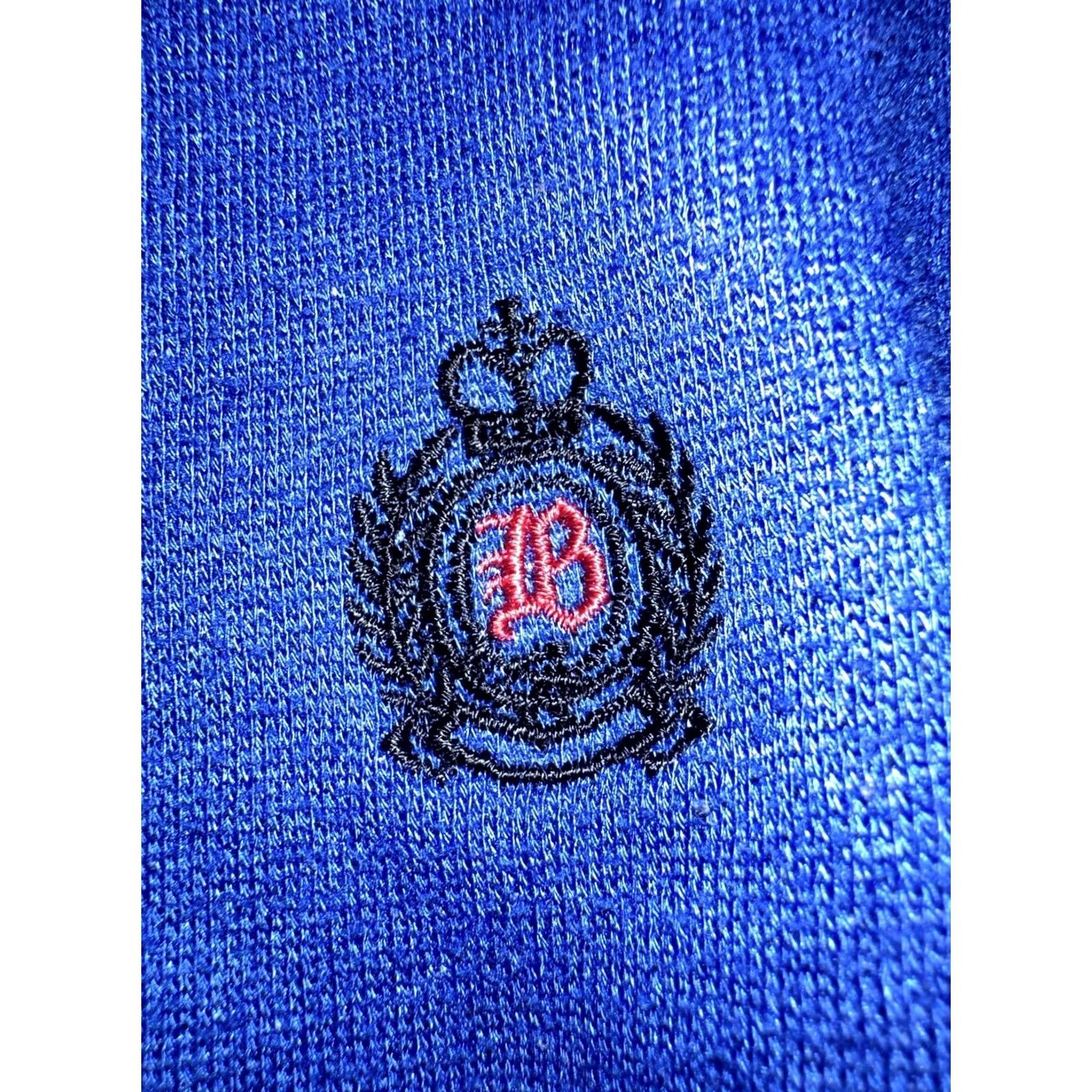 Bugle Boy VINTAGE Bugle Boy Sport Crest Crewneck Polo XL Men Blue Striped 90s Size US XL / EU 56 / 4 - 4 Thumbnail