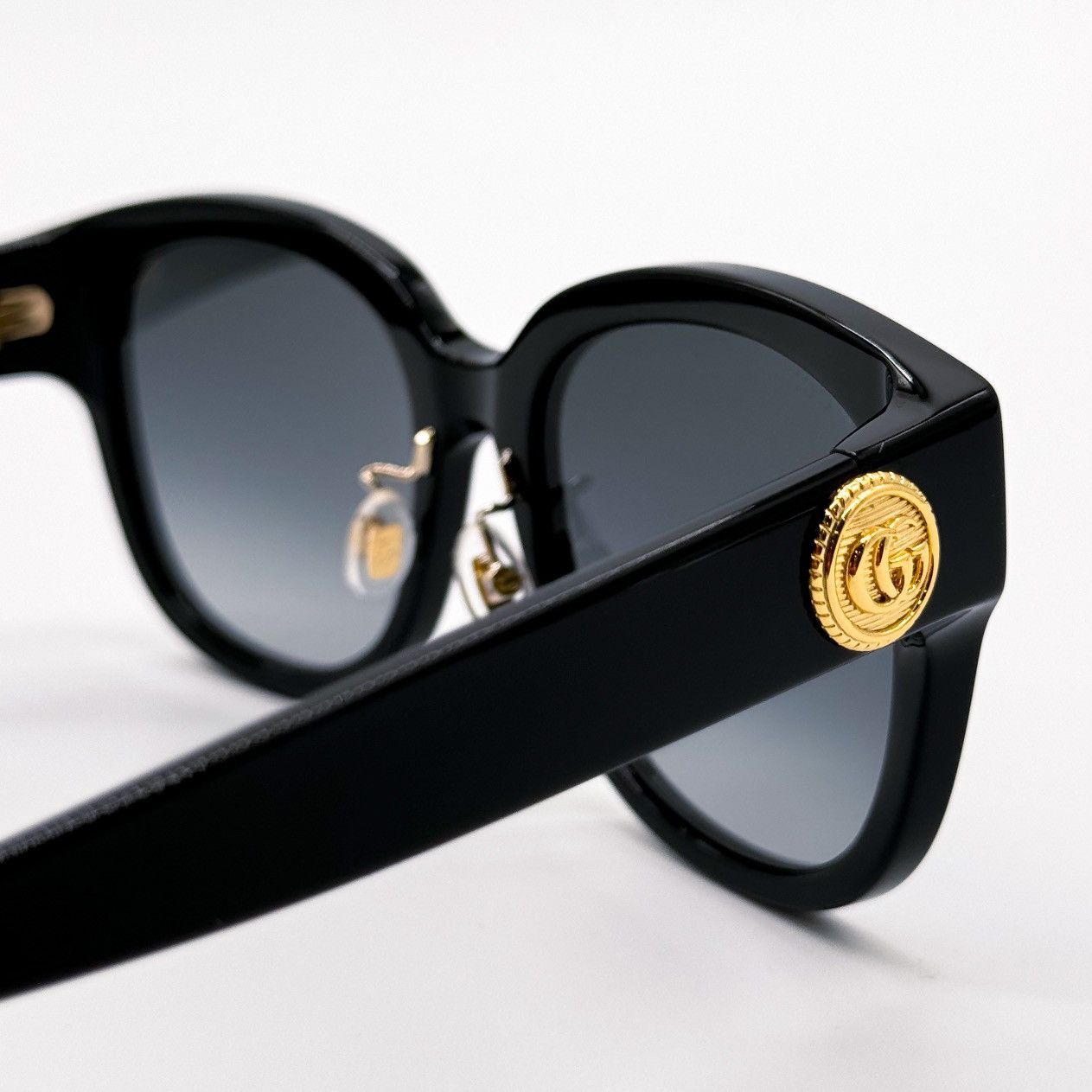Gucci NEW GUCCI GG1409SK 001 ROUND BLACK GREY WOMEN SUNGLASSES Size ONE SIZE - 7 Thumbnail