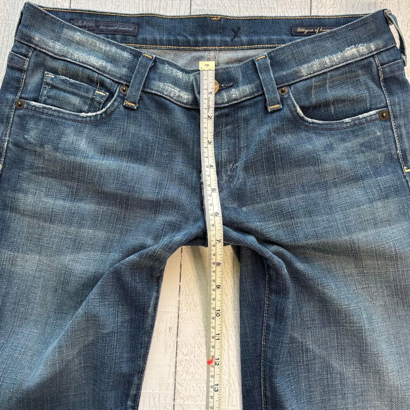 Citizens Of Humanity Citizens of Humanity Elle Bootcut Distressed Jeans Size 28 Size 31" - 10 Thumbnail
