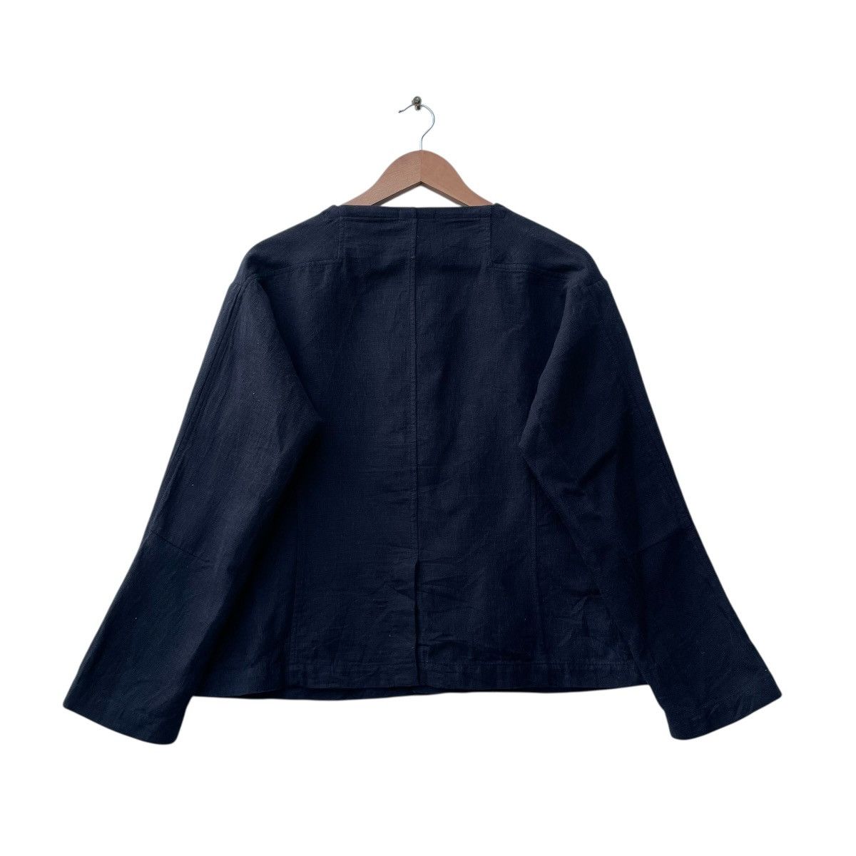 Issey Miyake 💥Vintage Plantation Hidden Button Collar Less Dual Pocket Size M / US 6-8 / IT 42-44 - 2 Thumbnail