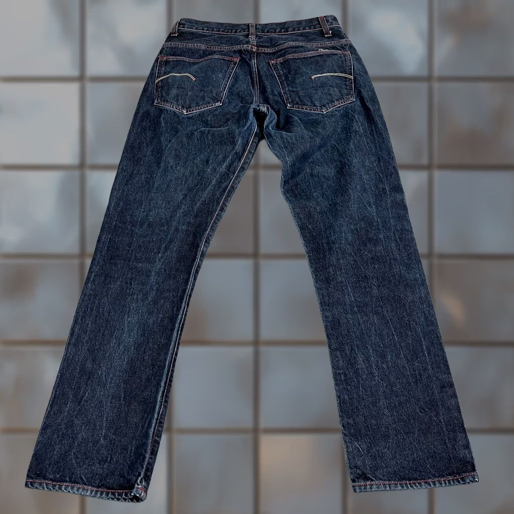 G-Star G-Star Jeans 33 34 Dark Wash Button Fly Tapered 5-Pocket Denim Cotton Mens Regular Jeans Womens? Size US 33 - 1 Thumbnail