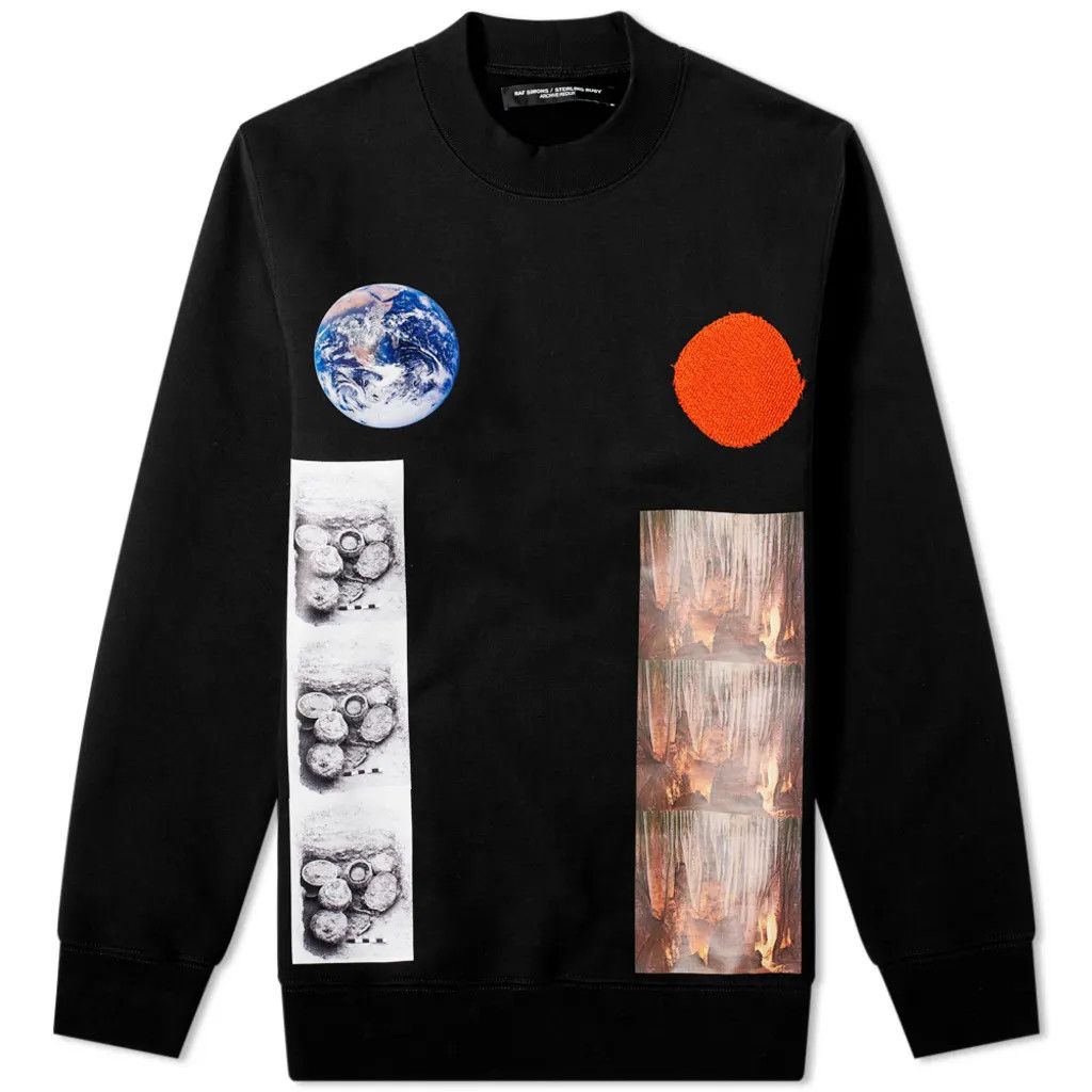 Raf Simons × Sterling Ruby 💚 Raf Simons Redux x Sterling Ruby Sweater With Patches NEW Size US L / EU 52-54 / 3 - 11 Thumbnail