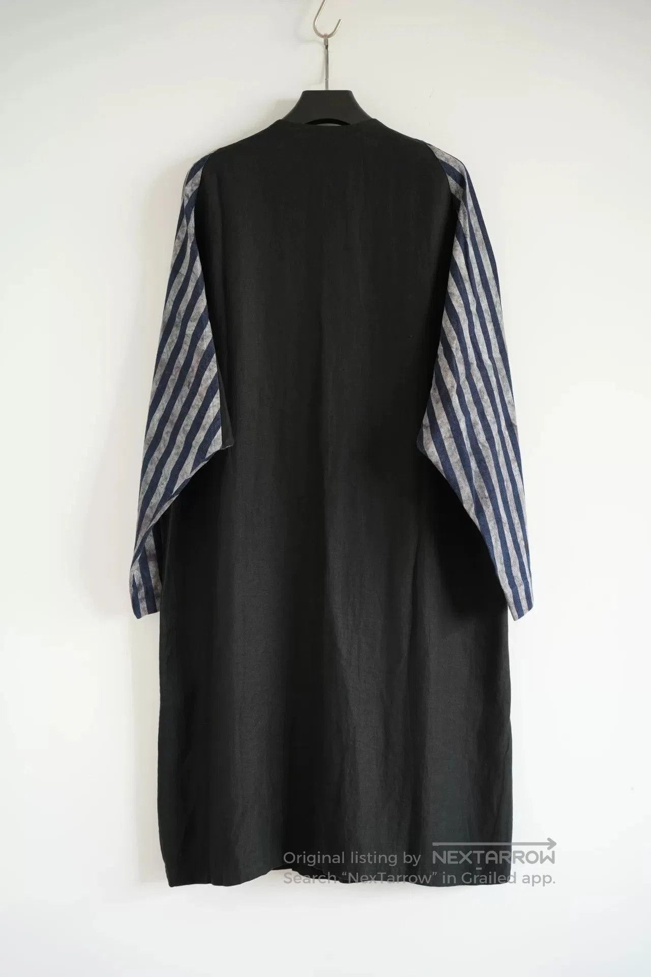 Yohji Yamamoto Yohji Yamamoto Striped Sleeve Linen Coat. Size US M / EU 48-50 / 2 - 2 Thumbnail