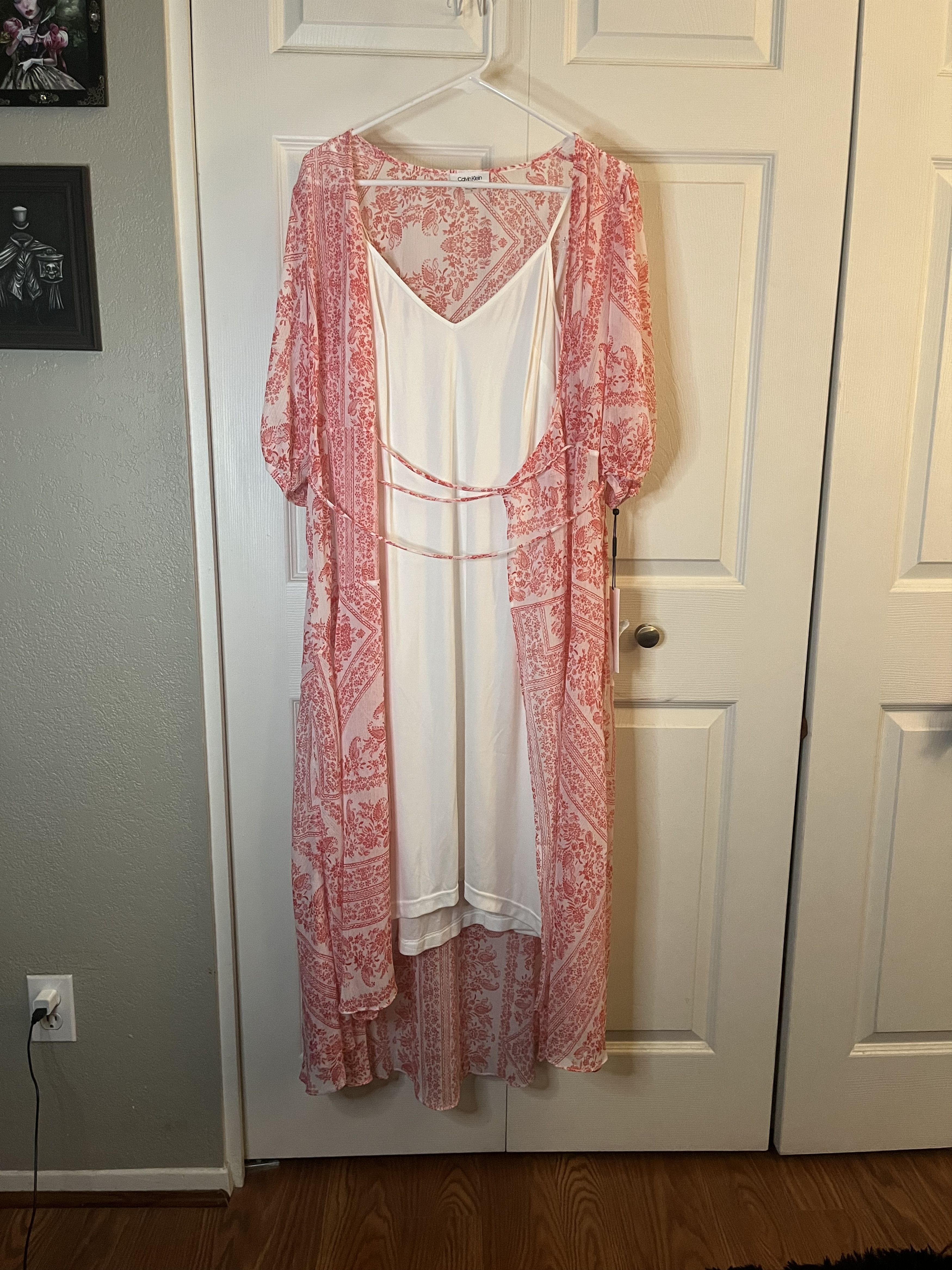 Calvin Klein NWT Calvin Klein Chiffon Wrap Dress size 12 Size XL / US 12-14 / IT 48-50 - 5 Thumbnail