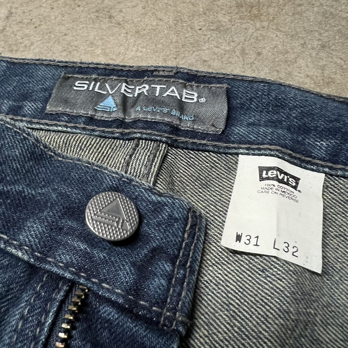Levi's × Levi's Vintage Clothing × Vintage Vintage 2000’s Levi’s Silver-Tab BAGGY Wide-Leg Denim Jeans Size US 31 - 9 Thumbnail