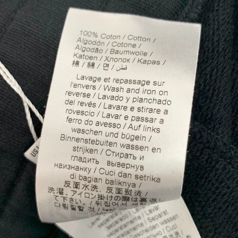 Kenzo KENZO sizeL Black logo letter printed cotton drawstring cas Size US 38 / EU 54 - 8 Thumbnail
