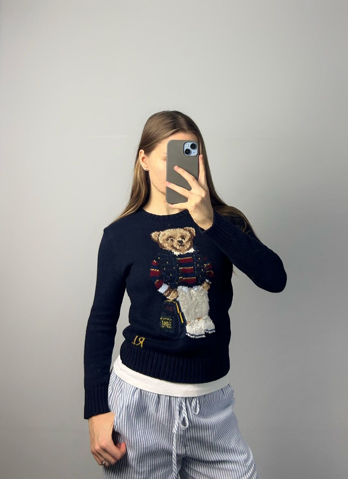 Polo Ralph Lauren Vintage sweater knit PRL polo bear Ralph Lauren kids Size XXS / US 00 / IT 34 - 5 Thumbnail