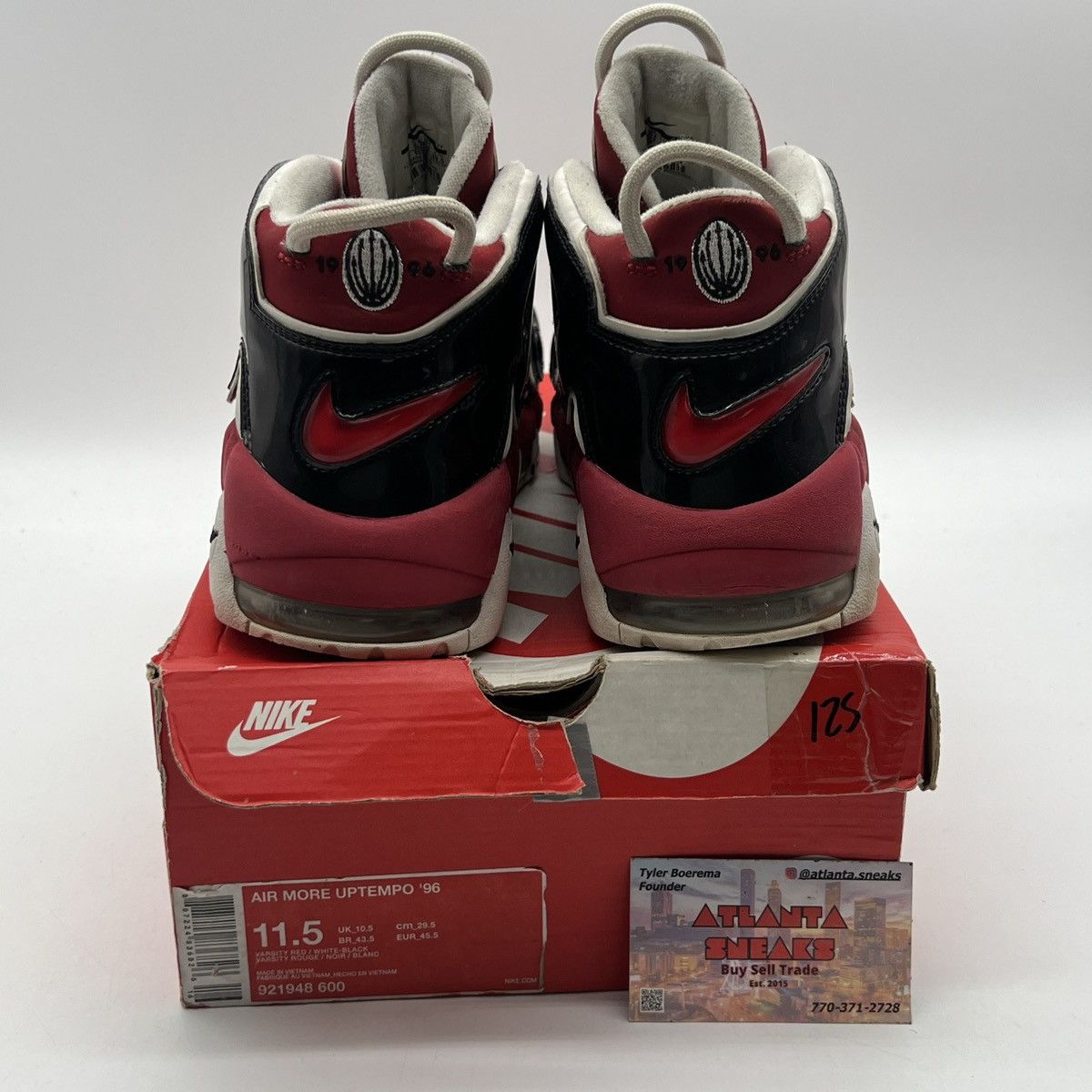 Nike Air more uptempo bulls Size US 11.5 / EU 44-45 - 3 Thumbnail
