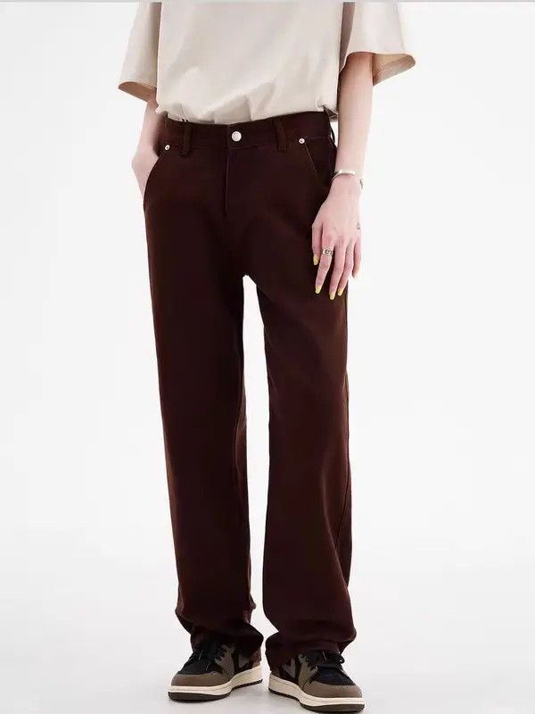 VIBE Brown High Street Vintage Loose Fit Jeans Size US 32 / EU 48 - 5 Thumbnail