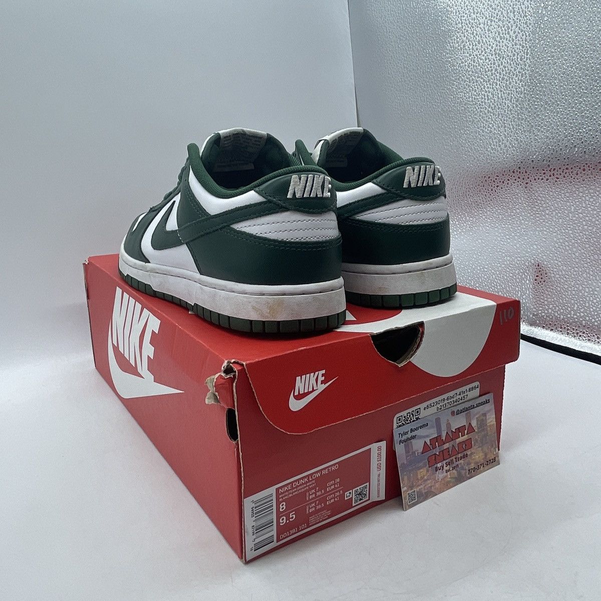 Nike Dunk low Michigan state Size US 8 / EU 41 - 4 Thumbnail