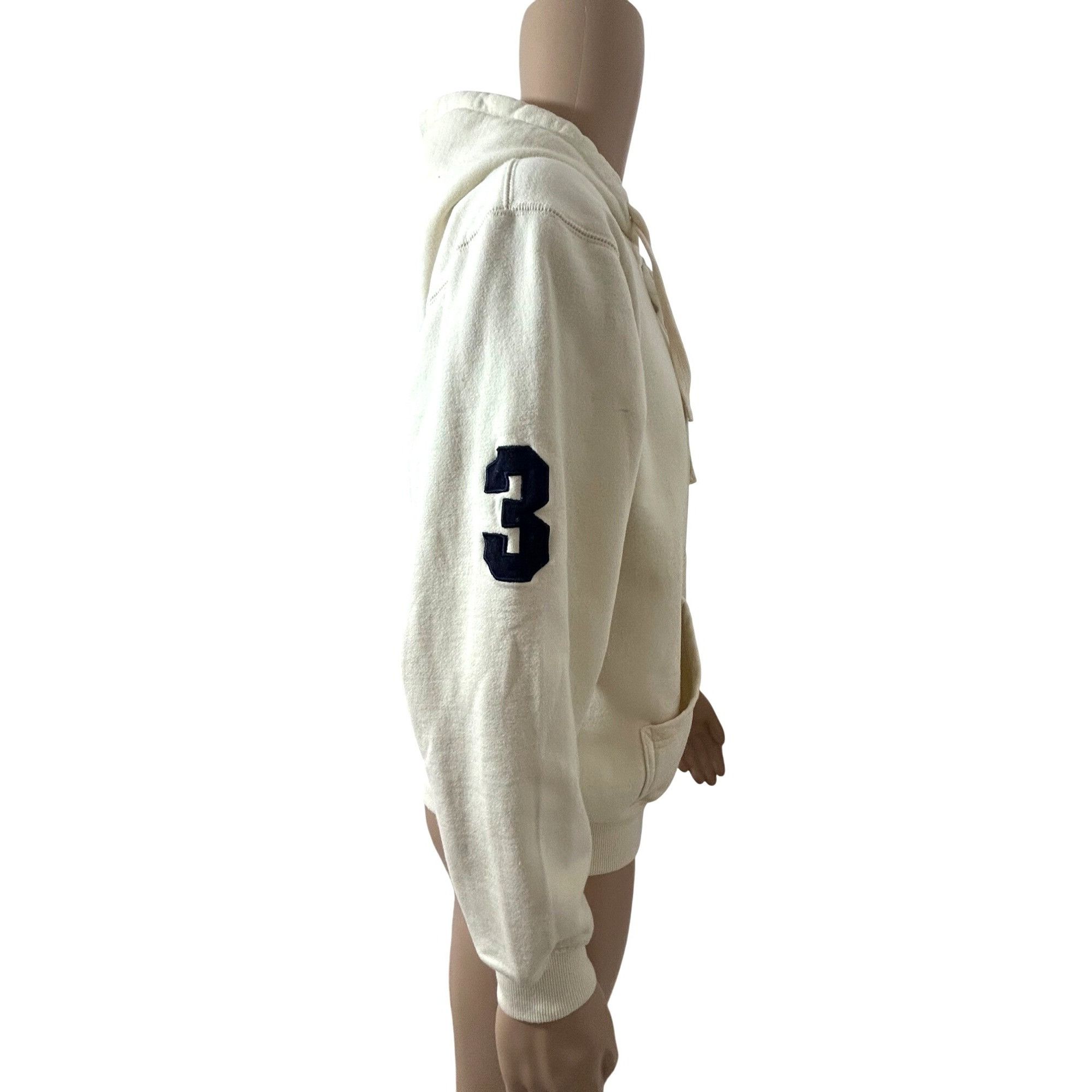 U.S. Polo Assn. U.S. Polo Assn. Men’s Vtg Hoodie Cream M Long Sleeve Embroi Size US M / EU 48-50 / 2 - 4 Thumbnail