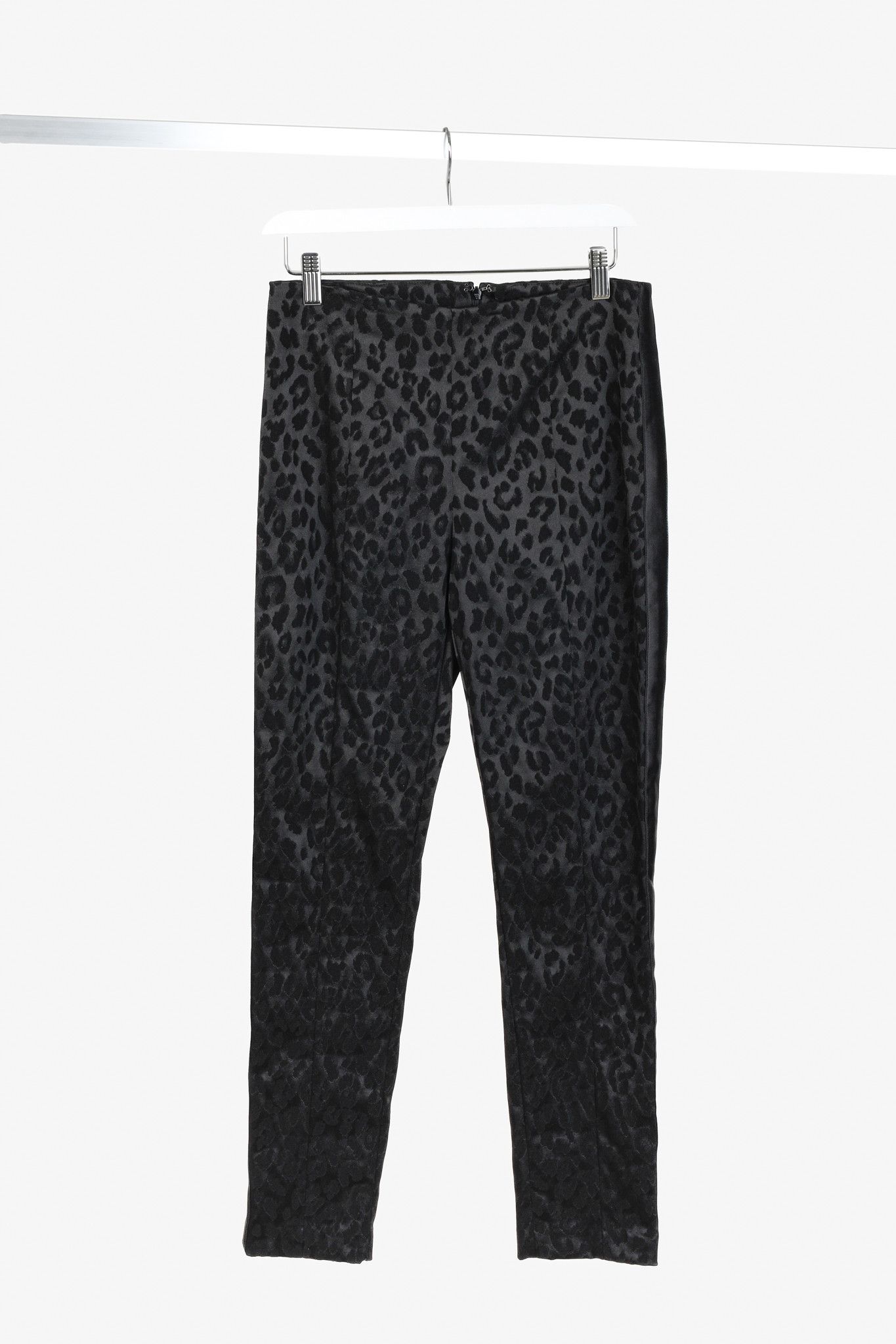 Veronica Beard Veronica Beard Honolulu Black Animal Print Cropped Pants Size 28" / US 6 / IT 42 - 1 Thumbnail