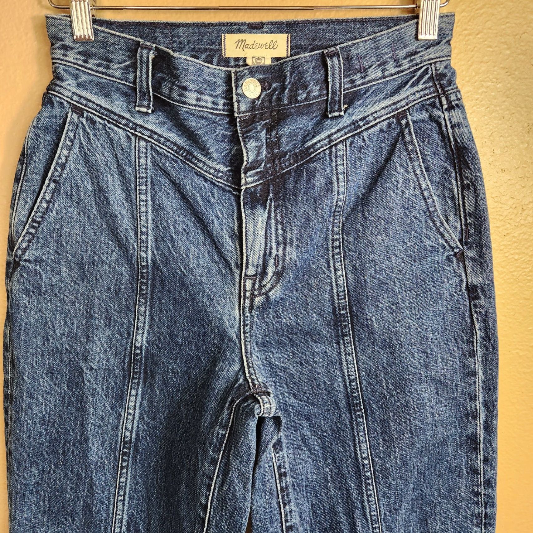 Madewell Madewell Womens Jeans 26 Rigid High Rise Balloon Sanford Wash Size 26" / US 2 / IT 38 - 4 Thumbnail