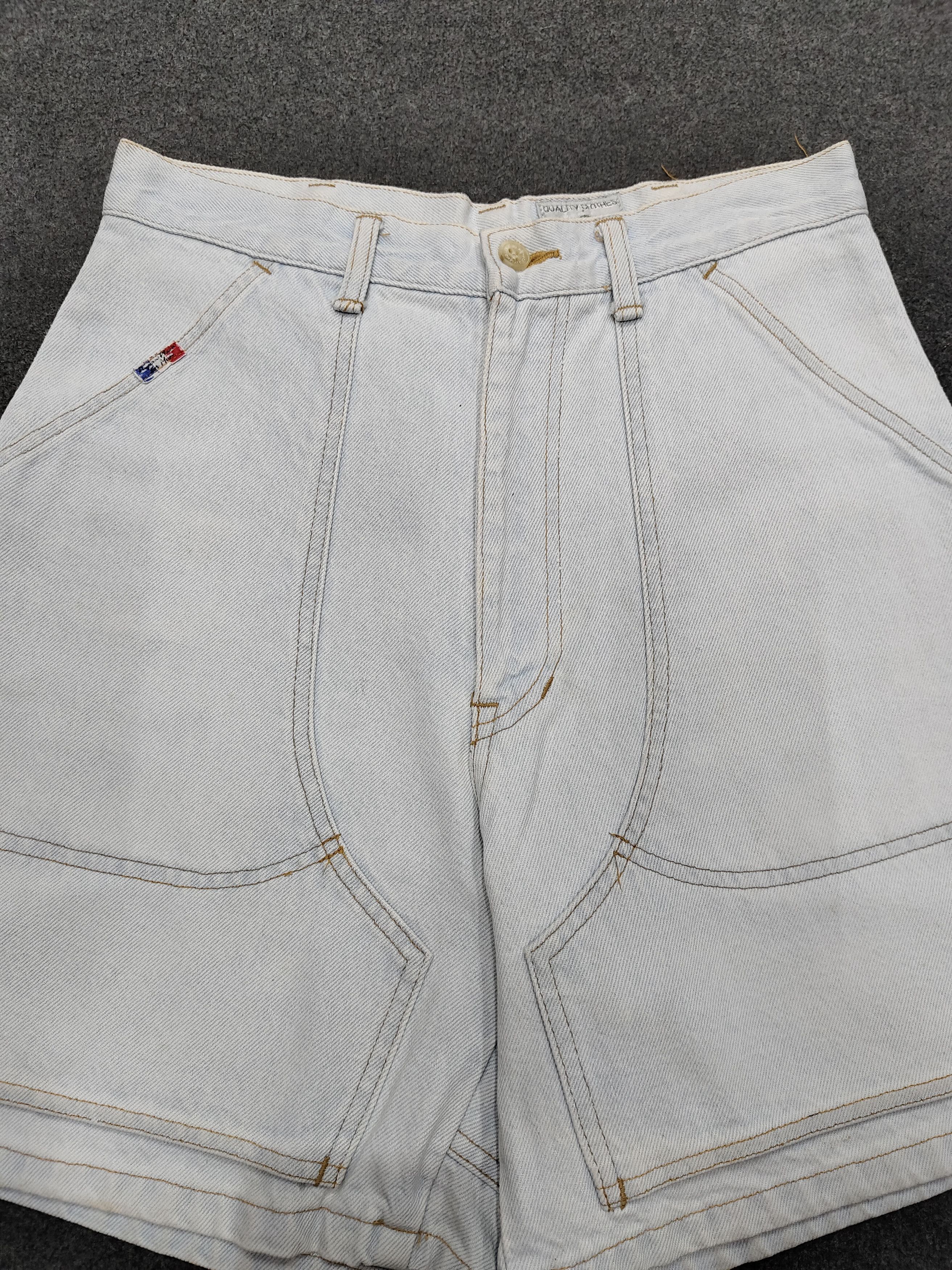 PPFM 🇯🇵 Vtg PPFM 🇯🇵 Double Layers Baggy Short Jeans Size US 28 / EU 44 - 2 Thumbnail