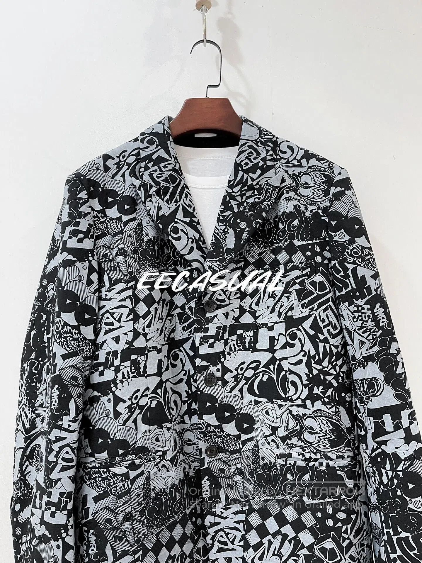 CDG by Comme des Garcons CDG Graffiti Wool Suit Jacket. Size US L / EU 52-54 / 3 - 5 Thumbnail