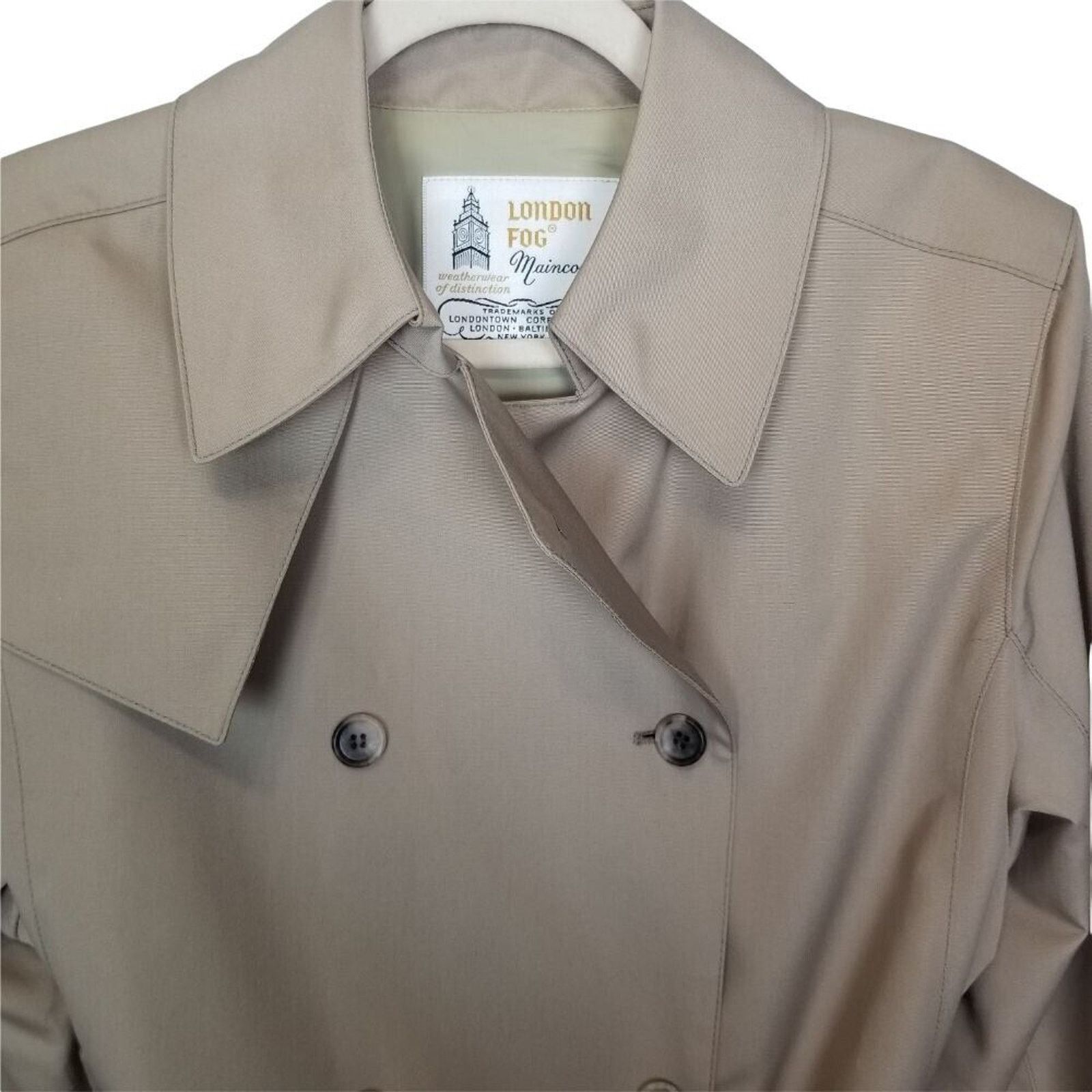 London Fog Vintage London Fog Womens Trench Coat Size 16.5 Maincoat Size XL / US 12-14 / IT 48-50 - 2 Thumbnail
