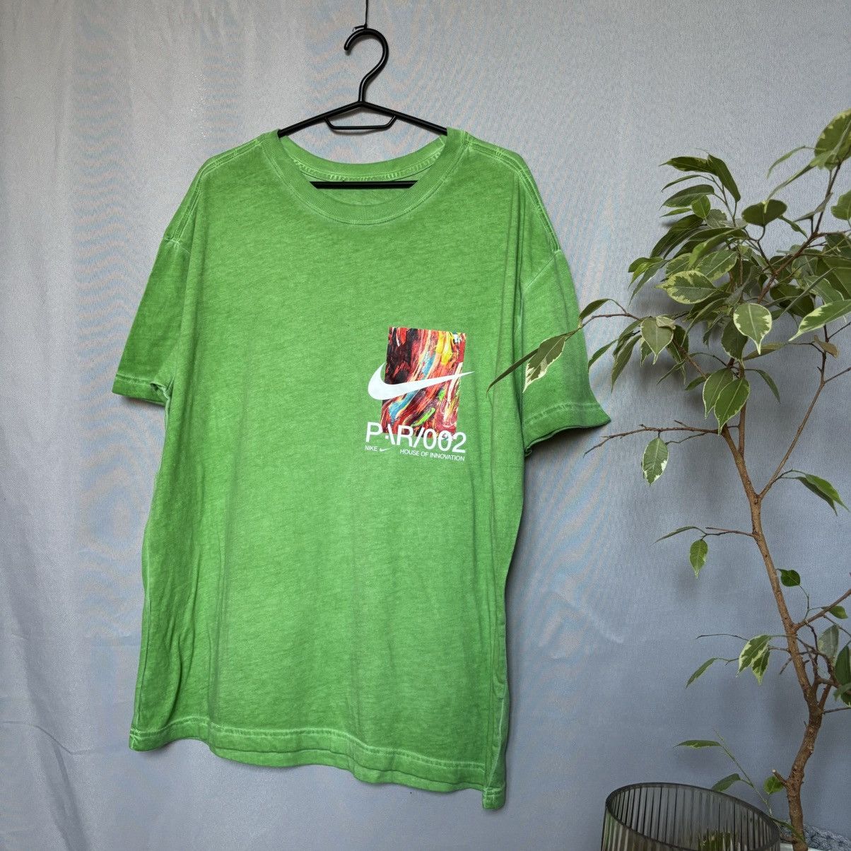 Nike Nike tee T-shirt medium green streetwear sportswear Size US M / EU 48-50 / 2 - 1 Thumbnail