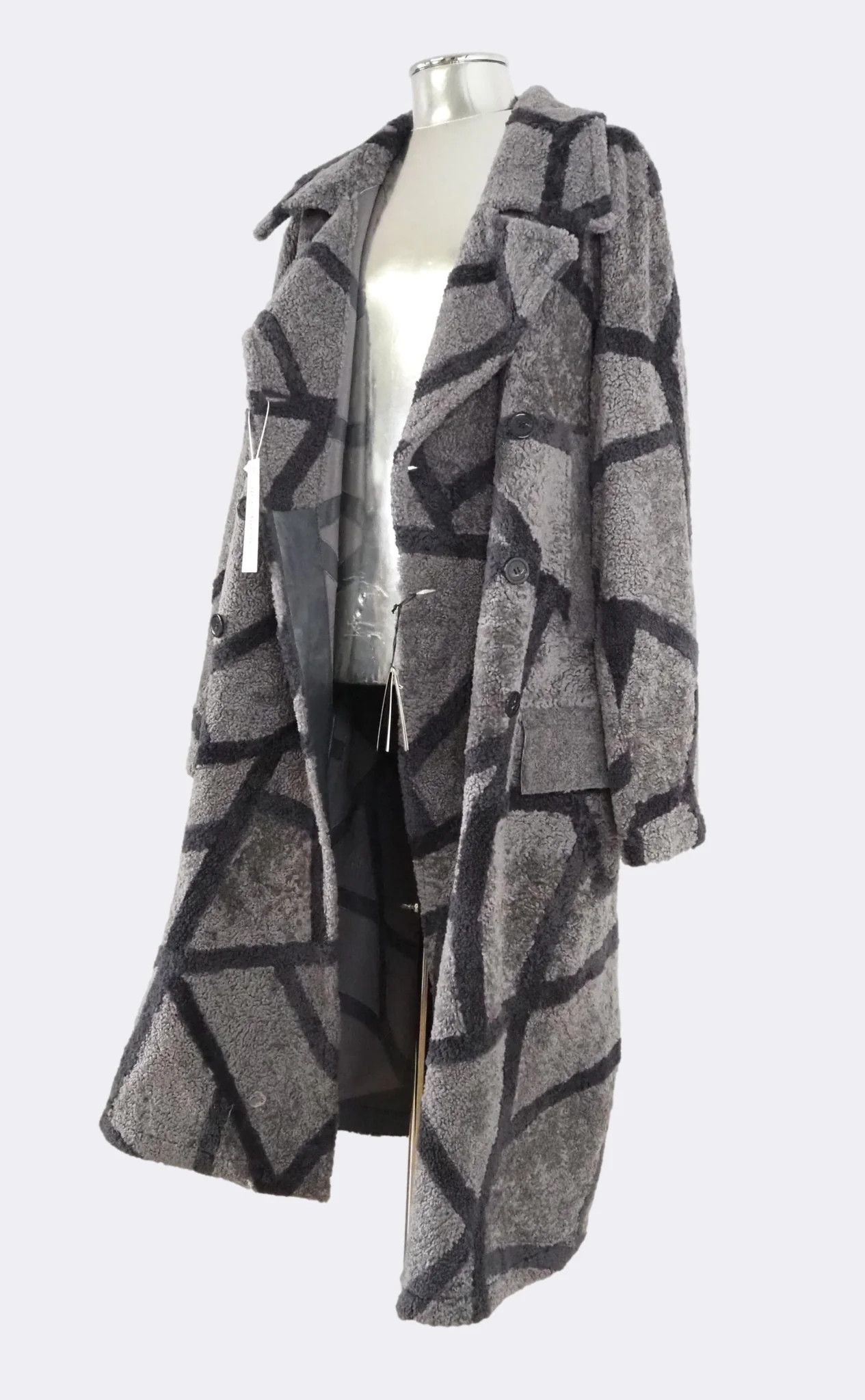 Emporio Armani Emporio Armani Reverse Shearling Leather Coat $2820 Size US M / EU 48-50 / 2 - 10 Thumbnail
