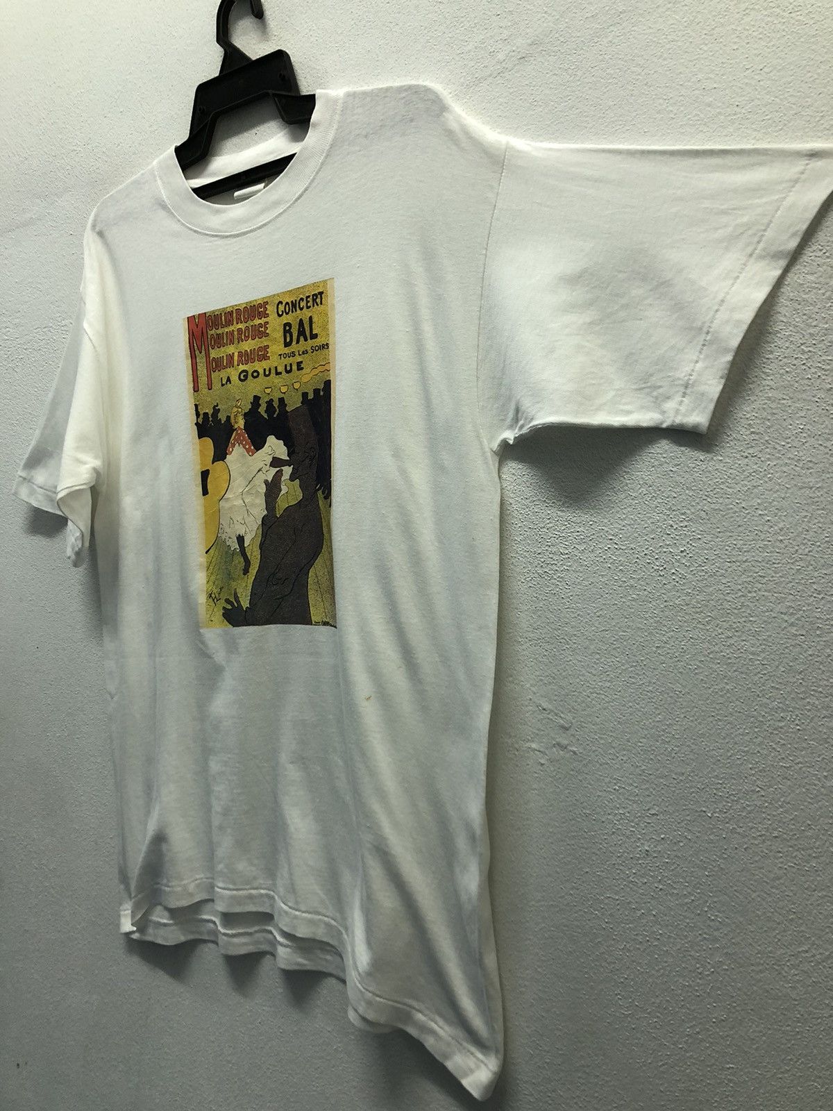 Vintage Vintage Moulin Rouge Concert Bal Tous Les Soirs T-Shirt Size US L / EU 52-54 / 3 - 5 Thumbnail