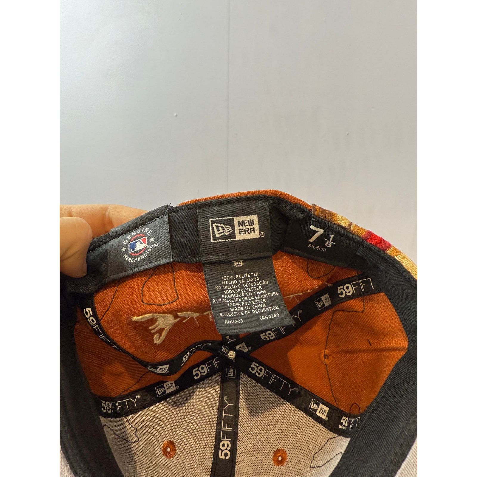 Jon Stan NYC Jon Stan Boston Orange Cap Size 32 - 5 Thumbnail