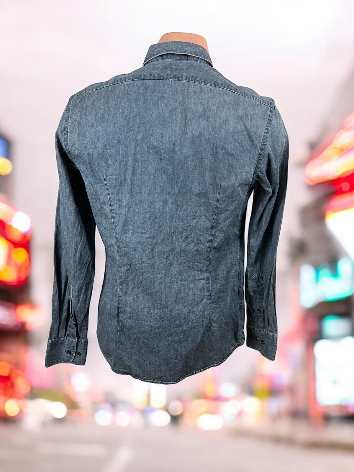 J.Lindeberg J.Lindeberg grey cotton slim fit shirt size S Size US S / EU 44-46 / 1 - 3 Thumbnail