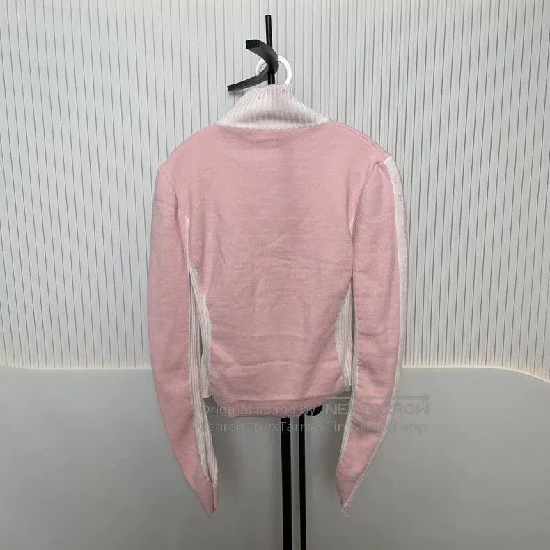Balenciaga Balenciaga Pink Knitted Jacket Size M / US 6-8 / IT 42-44 - 2 Thumbnail