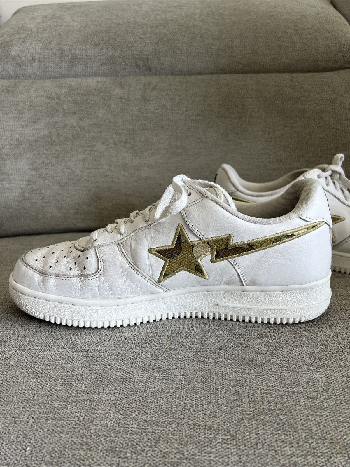 Bape A Bathing Ape Bape x Kaws Bapestas Sz 11 2005 Vintage Size US 11 / EU 44 - 7 Thumbnail