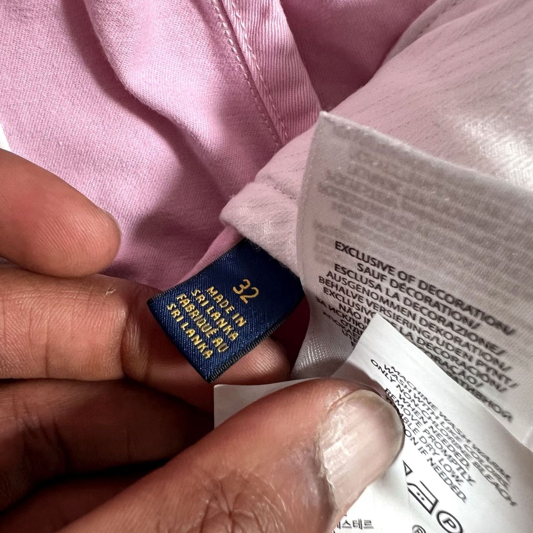 Polo Ralph Lauren Polo Ralph Lauren Shorts Mens 32 Pink Classic Fit Chino Embroidered Pony Polo Ralph Lauren Size US XS / EU 42 / 0 - 6 Thumbnail