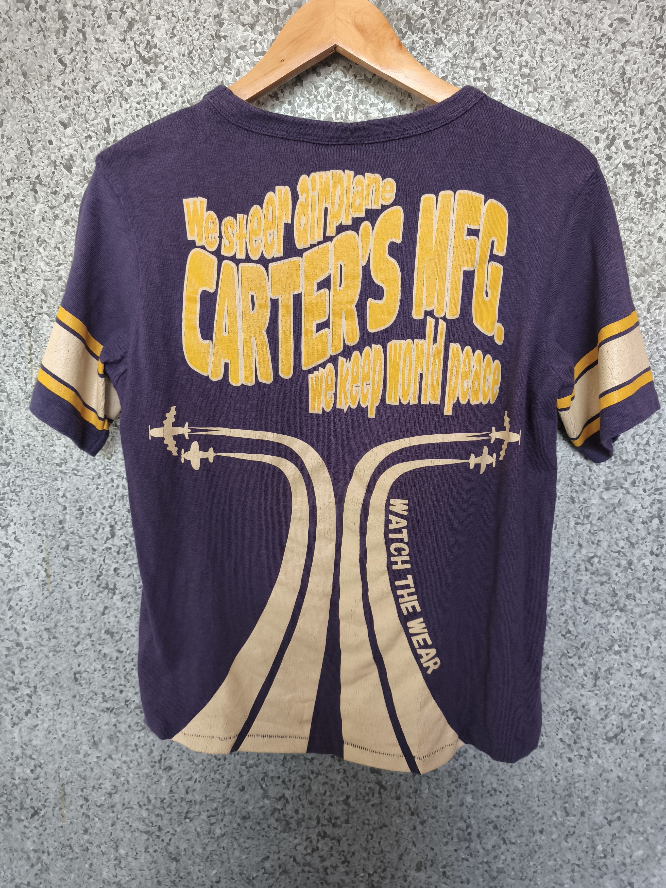Vintage 🔥 Vtg 90s Vintage Carters X Union Made t shirt Air Force Size US S / EU 44-46 / 1 - 5 Thumbnail