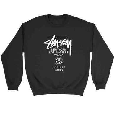 Stussy world tour sweater store