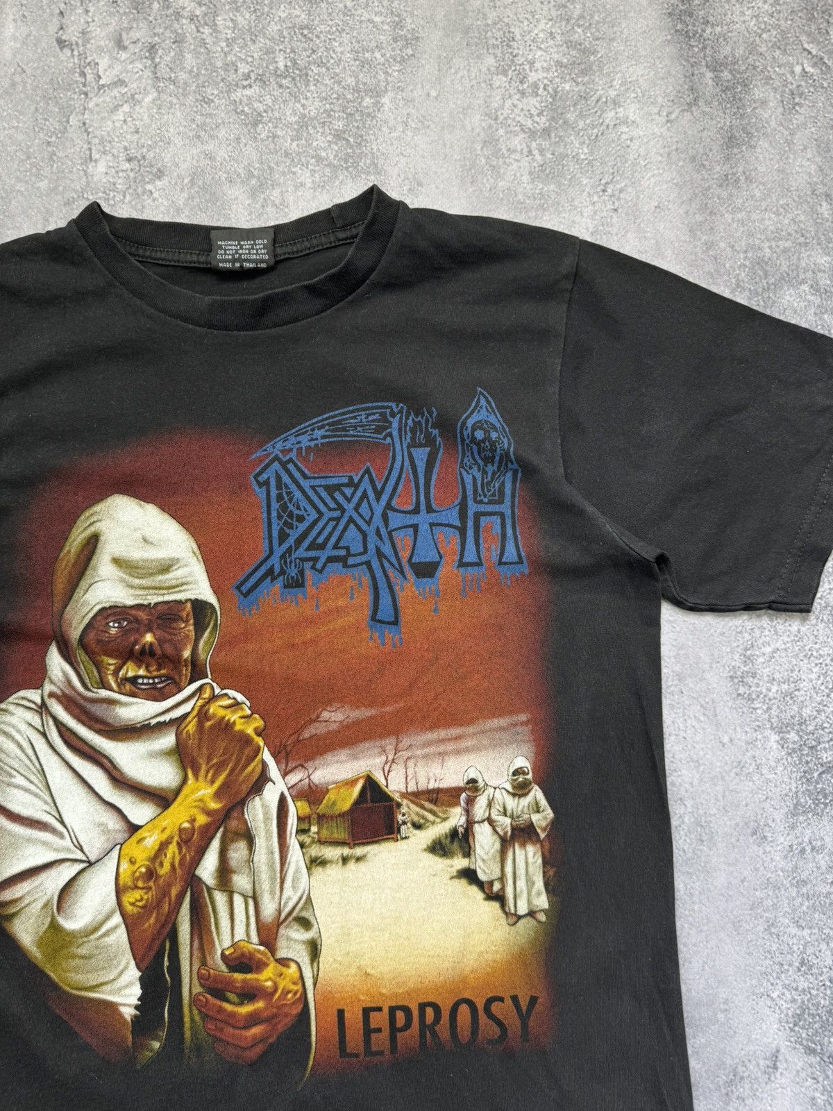 Band Tees × Vintage Death Leprosy Band Tee Size US M / EU 48-50 / 2 - 3 Thumbnail