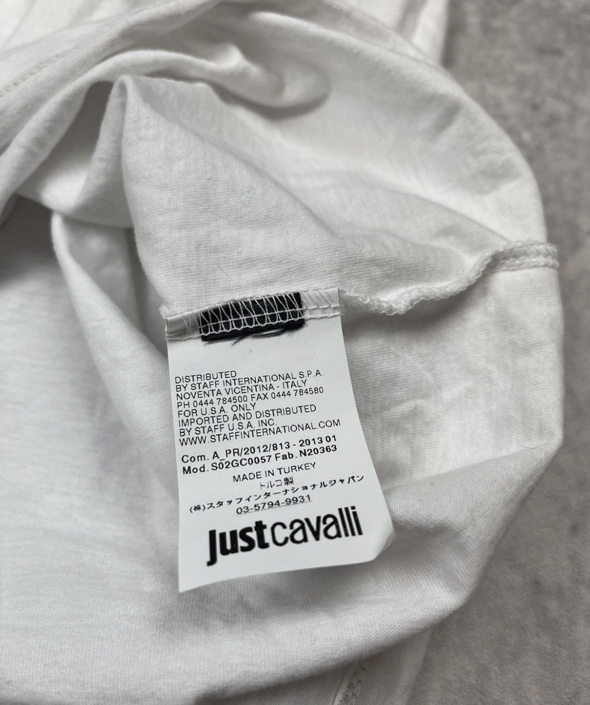 Roberto Cavalli Roberto Cavalli big logo couture vintage t-shirt Size US XS / EU 42 / 0 - 4 Thumbnail